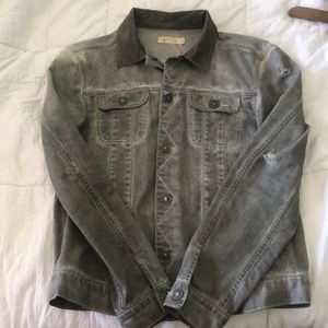Allsaints gray denim jacket
